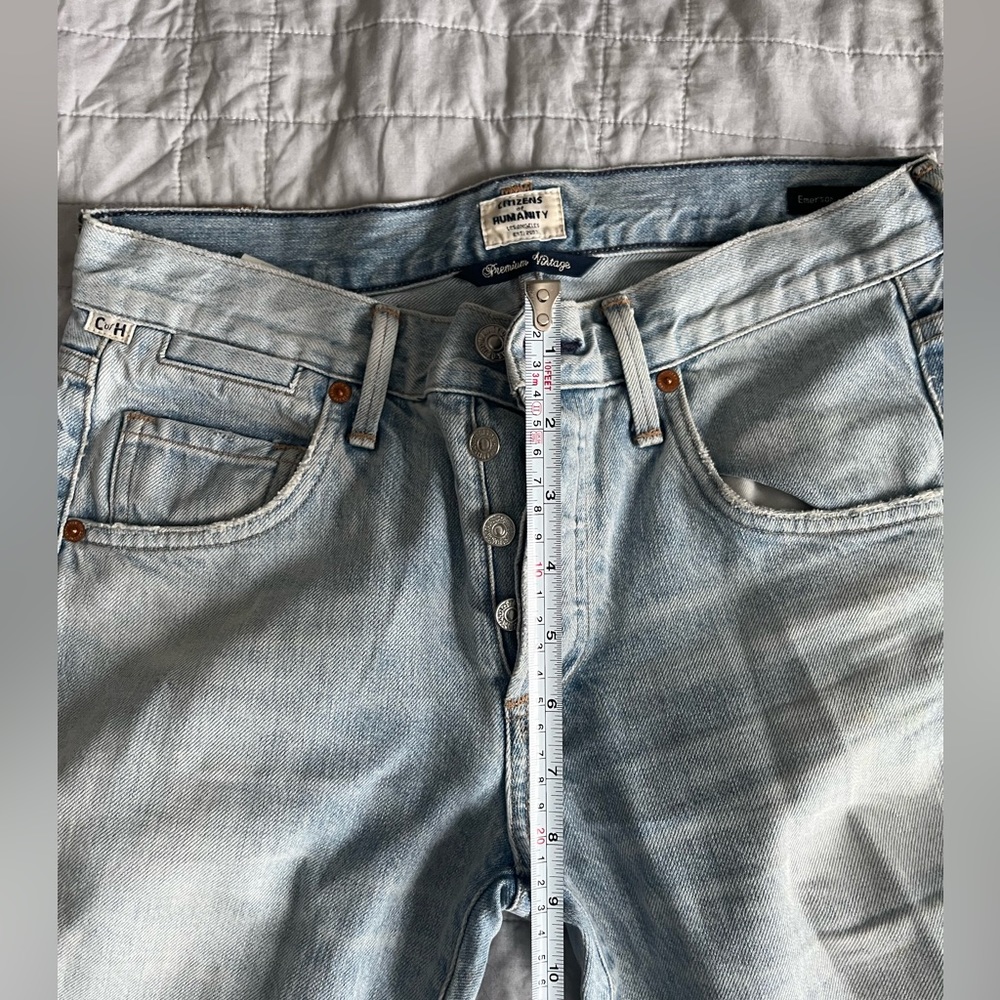 Citizens of humanity size 24 Emerson slim boyfriend